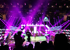 Jinan Television Audience Festival has Used 48pcs Beam Lighting 200W From Forelite Lighting Technology